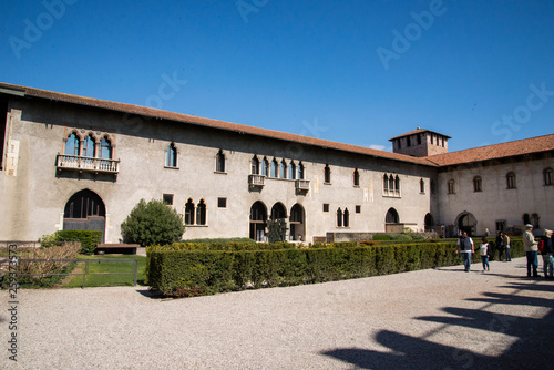 Verona, Italy. House of Romeu and Juliet. San Peitro Castle © Katia