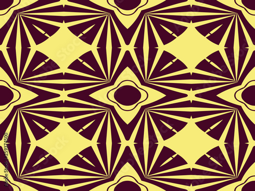 Art Deco seamless pattern. Retro vintage ornamental geometrical pattern, ornate texture. Element for design