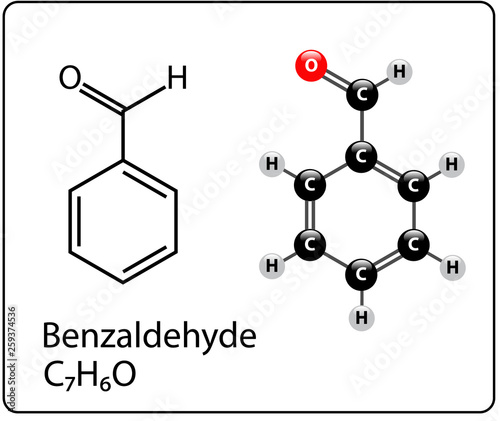 Benzaldehyde Molecule Structure