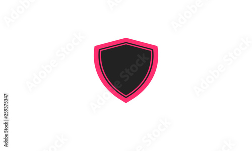  red and black shield for guard