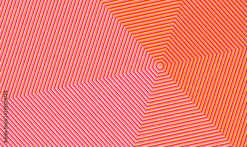 Abstract hypnotic hexagonal texture background