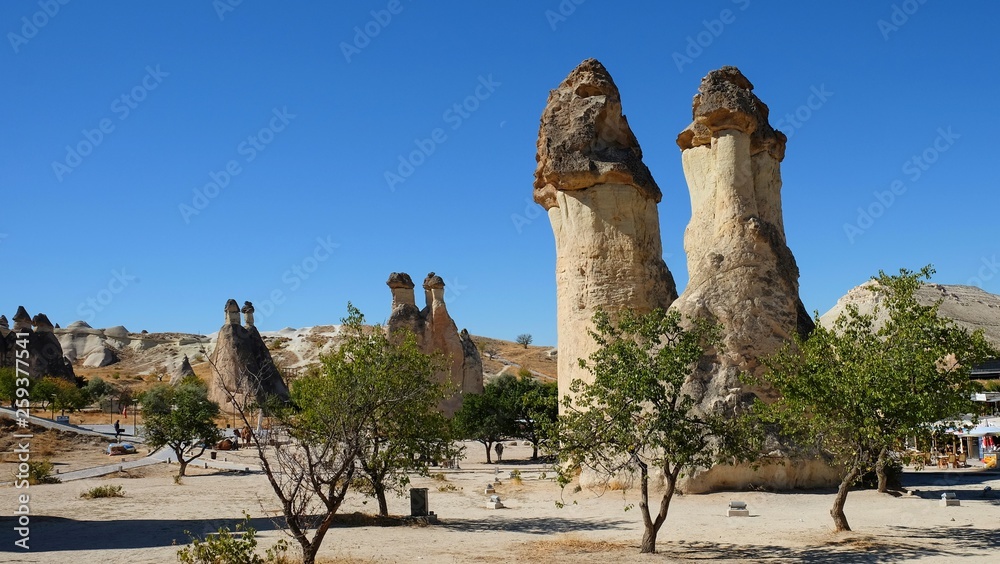 Mushroom shaped Fairy Chimneys in Pasabag Valley (The Monks Valley ...