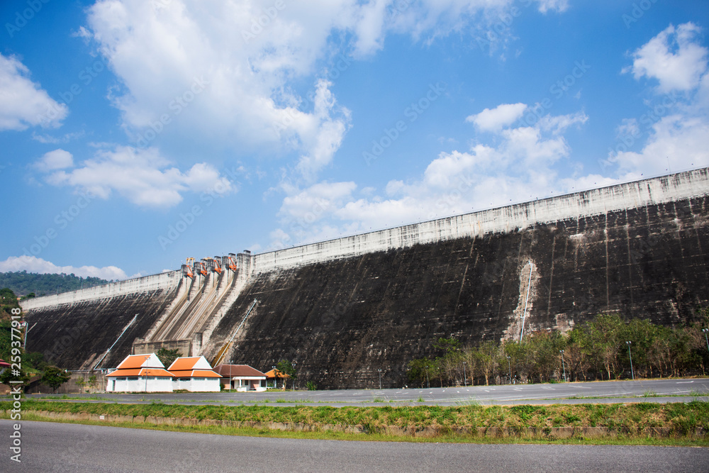 Khun Dan Prakan Chon Dam was formerly named Khlong Tha Dan reservoir at Ban Tha-Dan in Hin Tang subdistrict, Muang district in Nakhon Nayok, Thailand