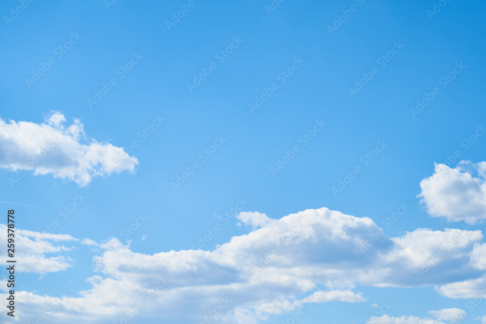 Blue sky and white clouds Blue sky and white clouds