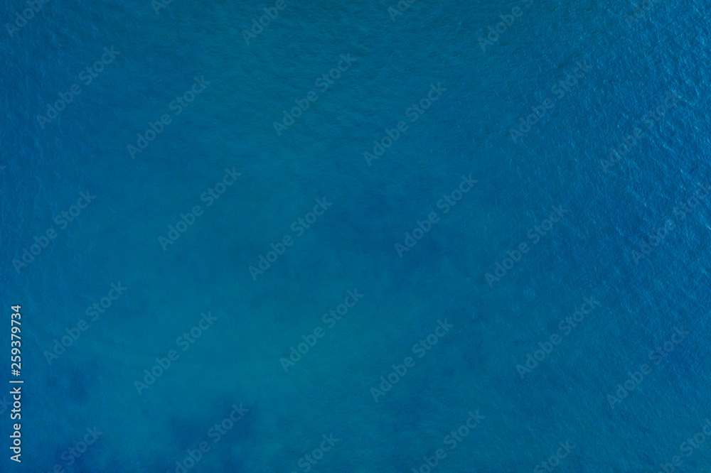 Aerial top view of Blue ocean surface background Aerial top view of Blue ocean surface background