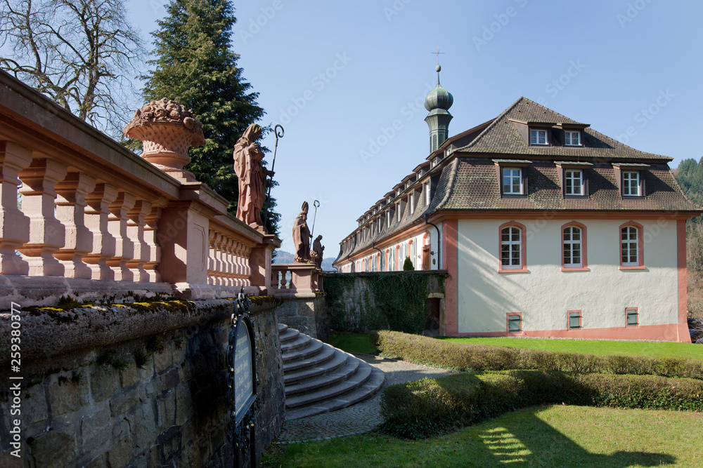Obraz premium Münstertal Barocke Klosteranlage St. Trudpert