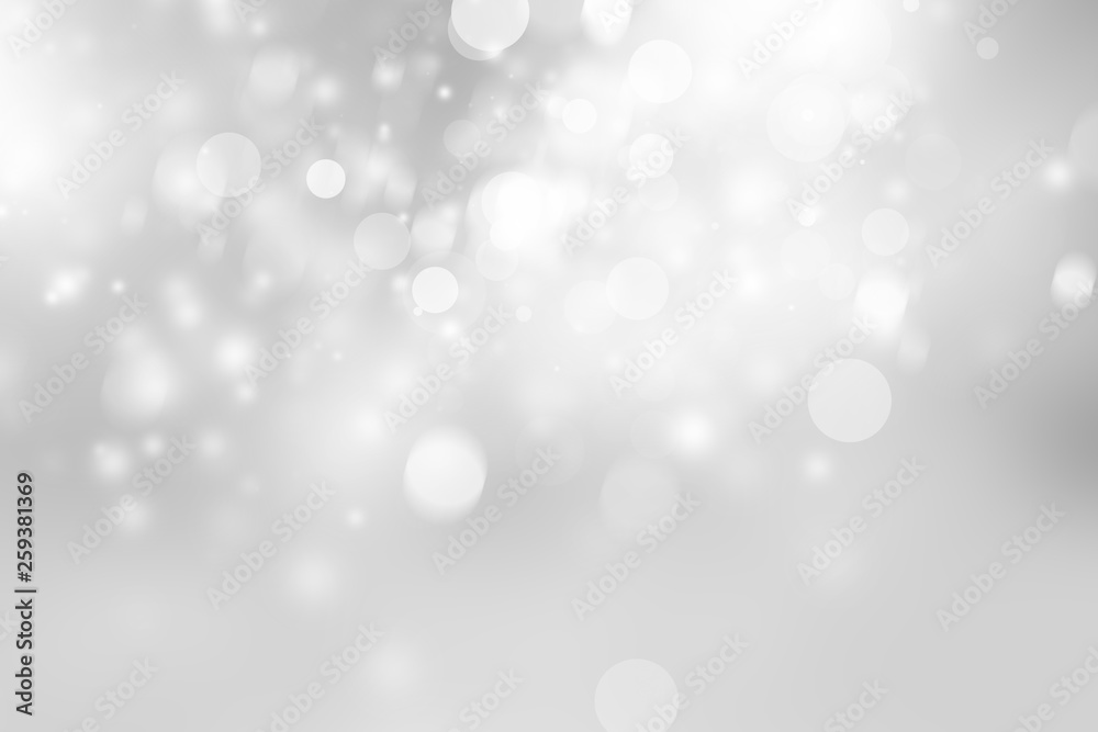 white blur abstract background. Bokeh Christmas blurred beautiful shiny Christmas lights white blur abstract background. Bokeh Christmas blurred beautiful shiny Christmas lights