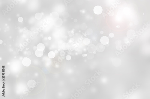 white blur abstract background. bokeh christmas blurred beautiful shiny Christmas lights