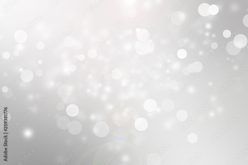 white blur abstract background. bokeh christmas blurred beautiful shiny Christmas lights