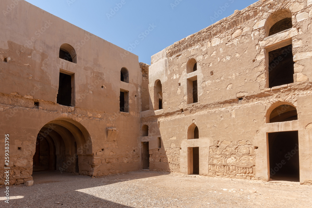 Inside the Castle Qasr Al-Kharanah in Jordan Inside the Castle Qasr Al-Kharanah in Jordan