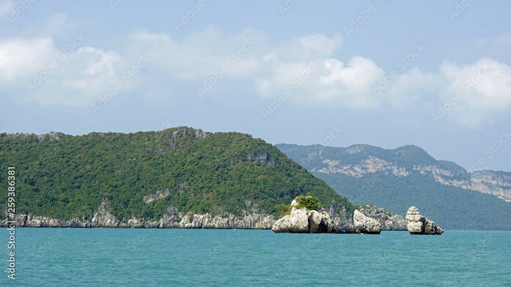 Obraz premium Mu Ang Thong Marine National-Park in Thailand