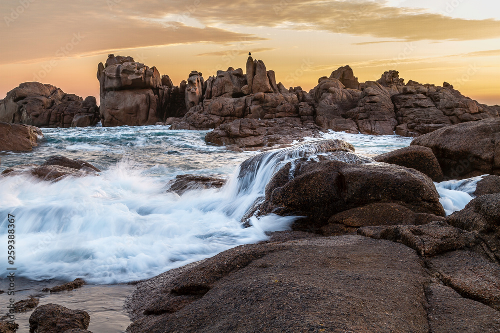 Fototapeta premium La côte rocheuse