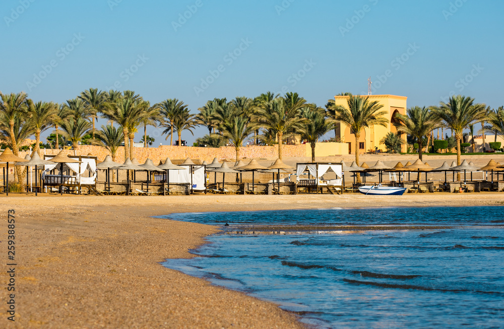Beach at Coraya Bay, Egypt