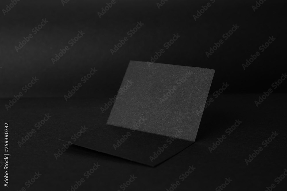 Blank portrait A4. brochure magazine isolated on gray, changeable background / black paper isolated on Black, dark tone Blank portrait A4. brochure magazine isolated on gray, changeable background / black paper isolated on Black, dark tone