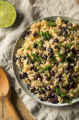 Homemade Mexican Black Beans and Rice