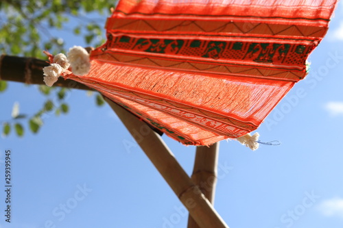 Orange flag in Thailand