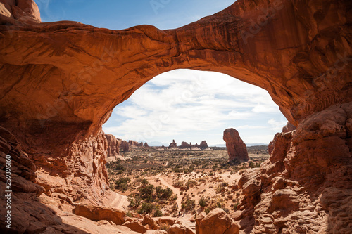 Double Arches  Arches National Park  Utah