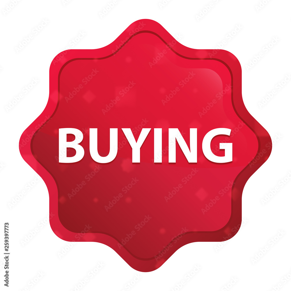 Buying misty rose red starburst sticker button Buying misty rose red starburst sticker button