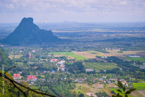 View around Phatthalung Rock, Thailand