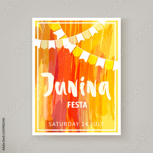Junina Festa flyer