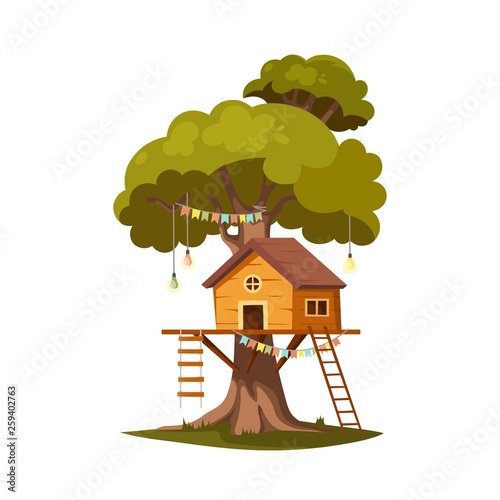 Tree house for kids. 