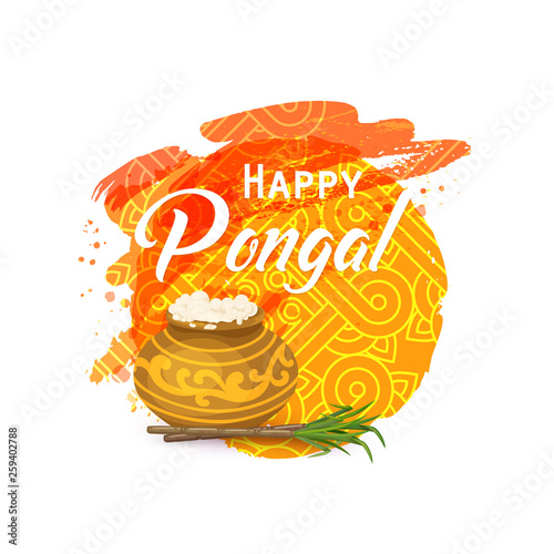 Thai Pongal greeting card