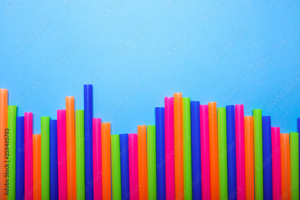 multicolored bar tubules