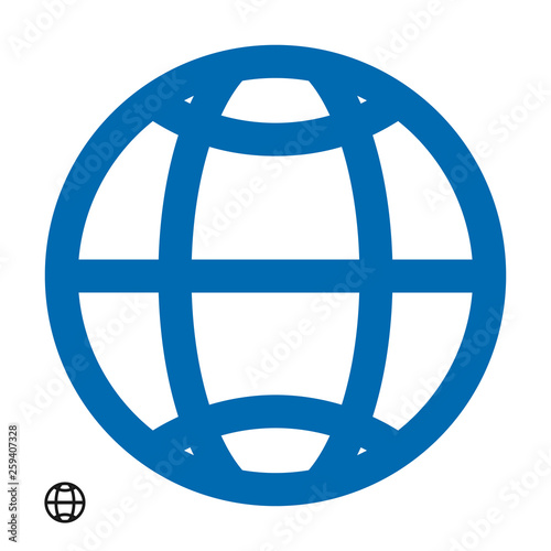 www address http icon isolated vector eps10. Modern simple flat globe sign. Business internet concept.  Social vector network www