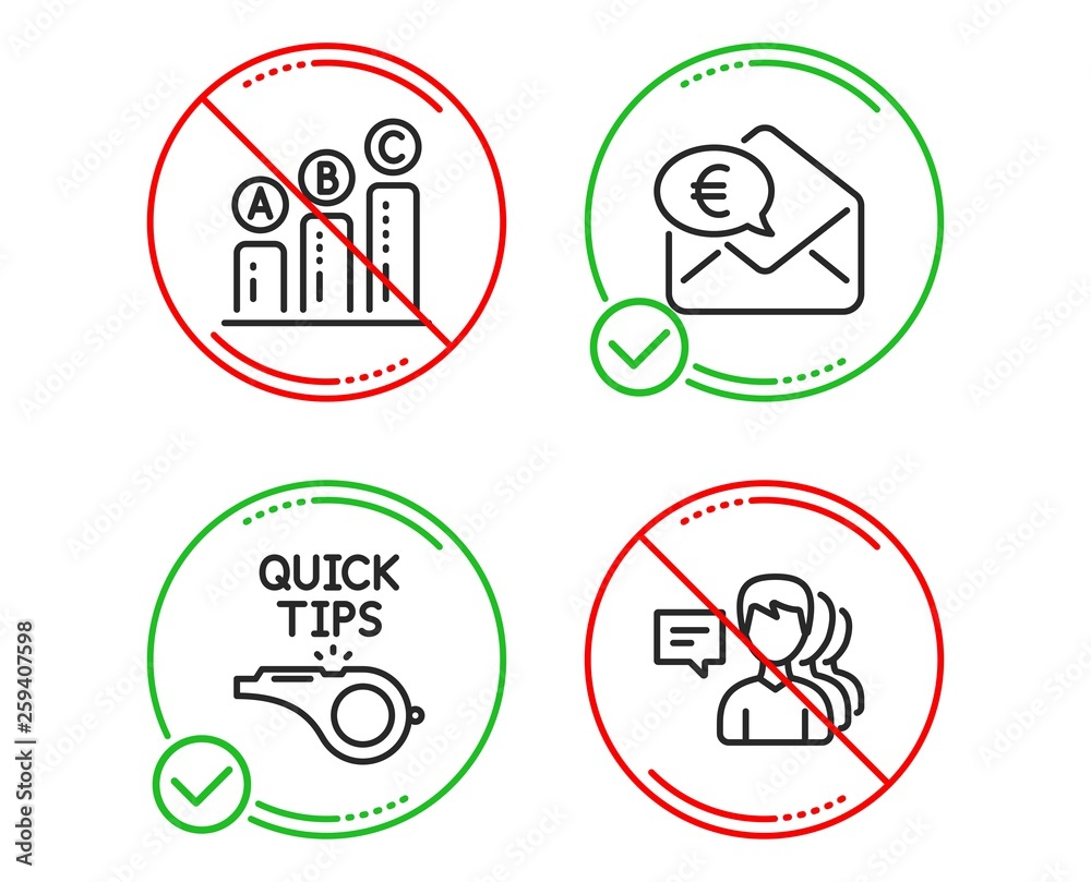 Do or Stop. Graph chart, Tutorials and Euro money icons simple set. People sign. Growth report, Quick tips, Receive cash. Support job. Line graph chart do icon. Prohibited ban stop. Good or bad Do or Stop. Graph chart, Tutorials and Euro money icons simple set. People sign. Growth report, Quick tips, Receive cash. Support job. Line graph chart do icon. Prohibited ban stop. Good or bad