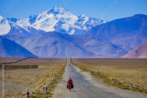 Pamir Highway in Tadjikistan, Central Asia photo