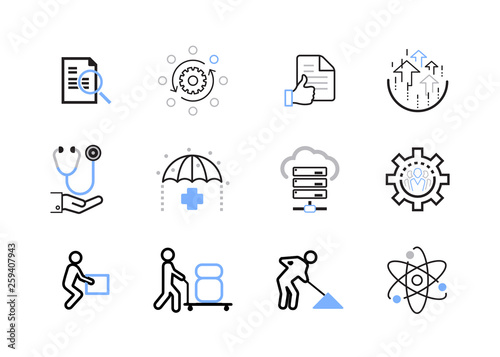 Icon Set Environment Safety Compliance Business