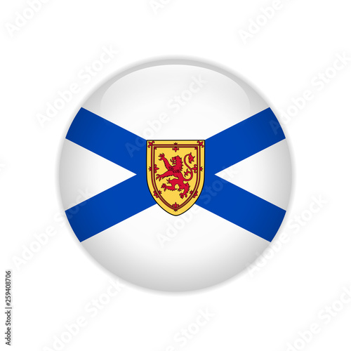 Free Download Flag Nova Scotia button - GFXLoad