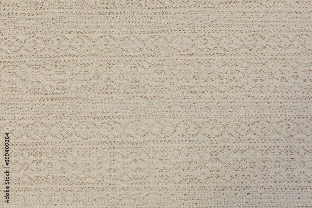 Fototapeta premium beige fabric with beautiful pattern background