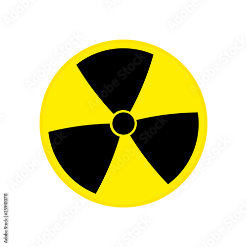  toxic Nuclear sign vector eps10. Radioactive contamination symbol. Radioactive contamination symbol. Vector illustration.