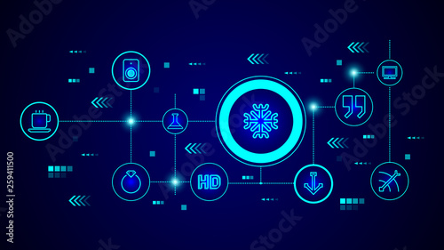 snowflake icon. From web set