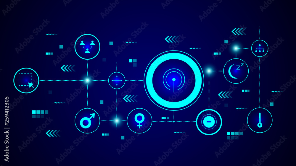 Obraz premium Antenna Wifi icon. From web set