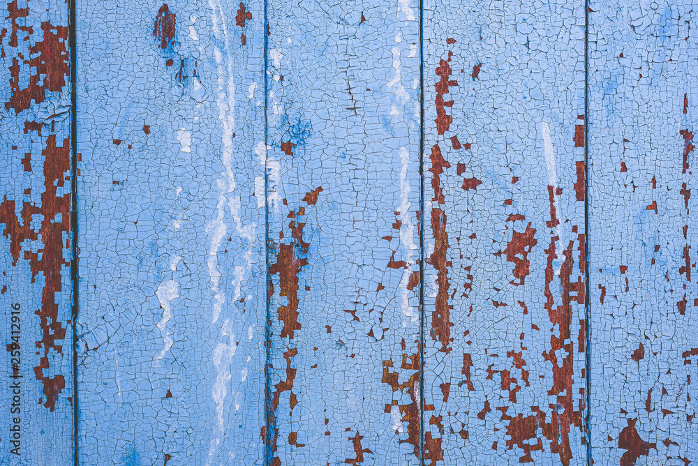 Background of blue wooden surface Background of blue wooden surface