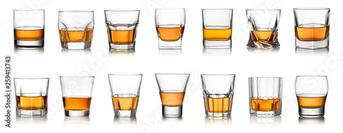 Canvas Print Glass of whisky