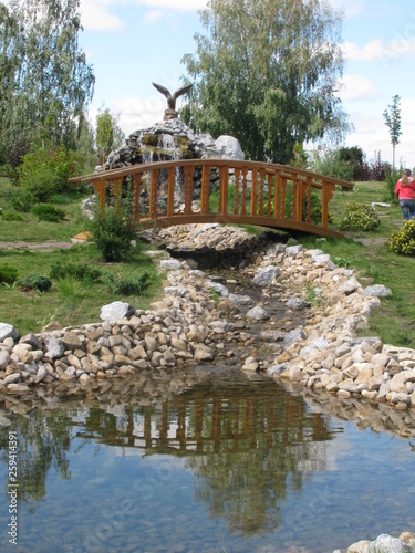 bridge in park