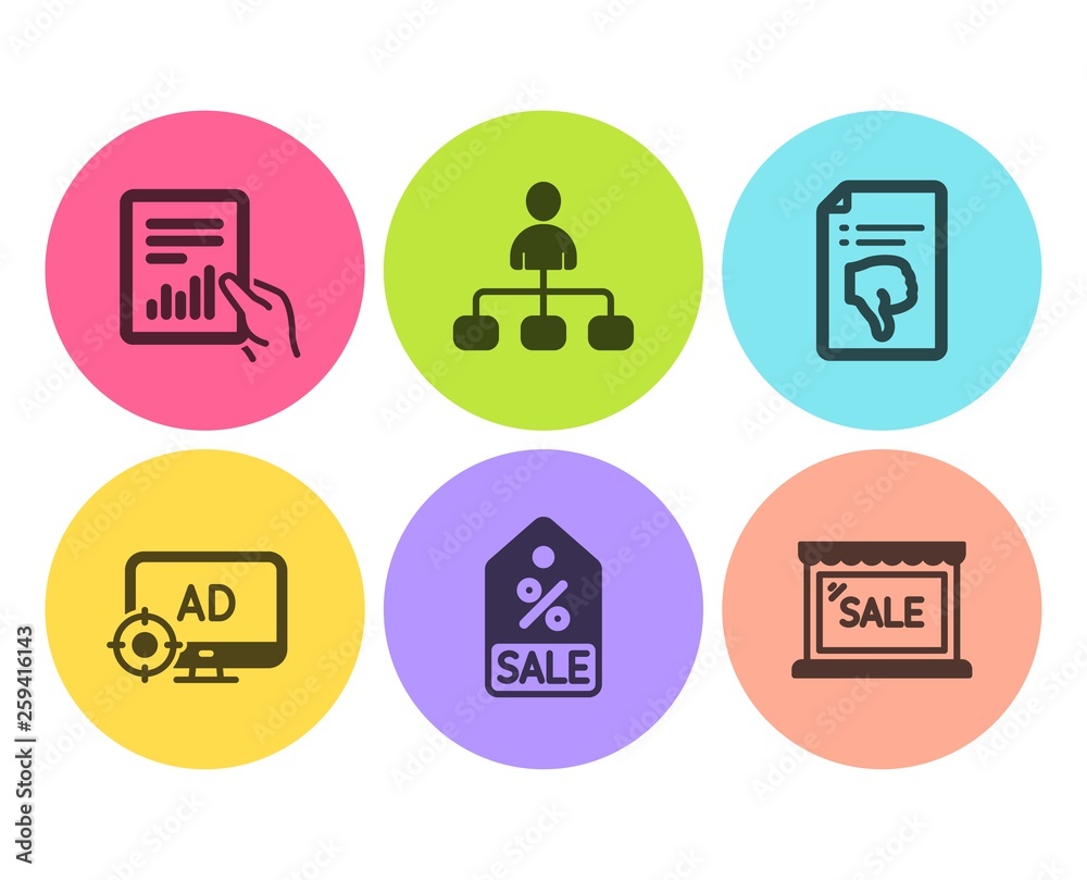 Thumb down, Seo adblock and Document icons simple set. Management, Sale coupon and Sale signs. Decline file, Search engine. Flat thumb down icon. Circle button. Vector Thumb down, Seo adblock and Document icons simple set. Management, Sale coupon and Sale signs. Decline file, Search engine. Flat thumb down icon. Circle button. Vector