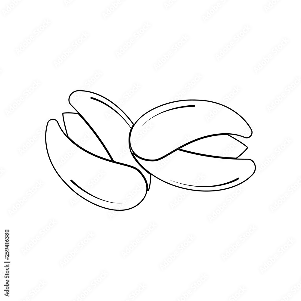 peanut icon. Element of nuts for mobile concept and web apps icon. Outline, thin line icon for website design and development, app development peanut icon. Element of nuts for mobile concept and web apps icon. Outline, thin line icon for website design and development, app development