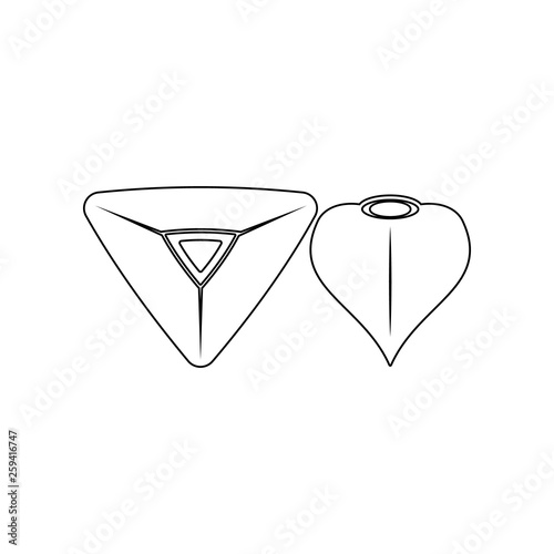 buckwheat icon. Element of nuts for mobile concept and web apps icon. Outline, thin line icon for website design and development, app development