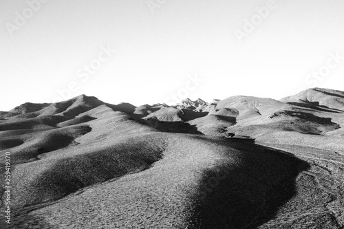 Black and white landscape