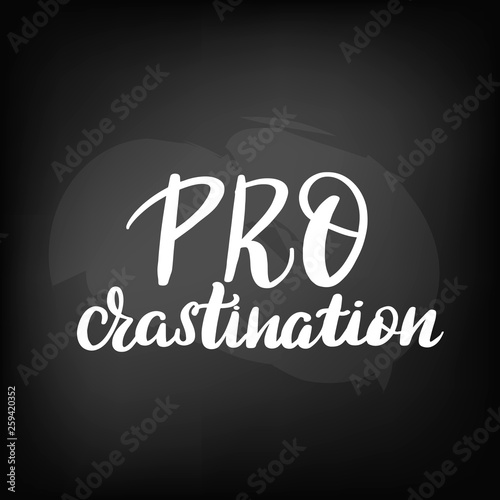  lettering PRO crastination