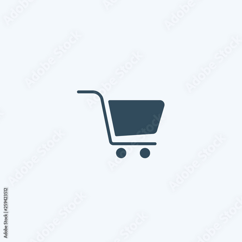 Shopping cart icon. sale, buy, store, market, basket, commerce vector sign