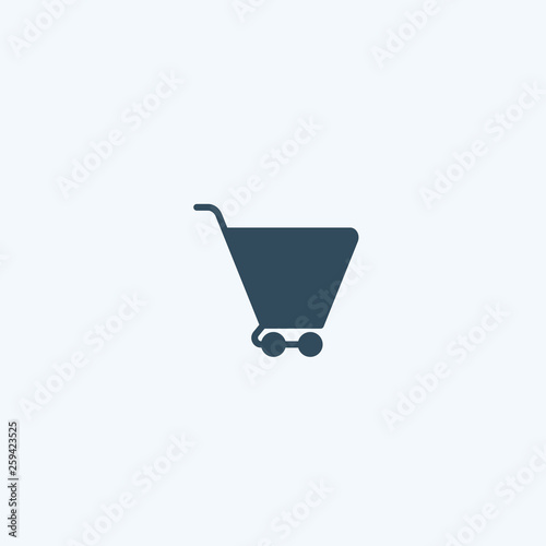 Shopping cart icon. sale, buy, store, market, basket, commerce vector sign