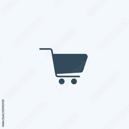 Shopping cart icon. sale, buy, store, market, basket, commerce vector sign
