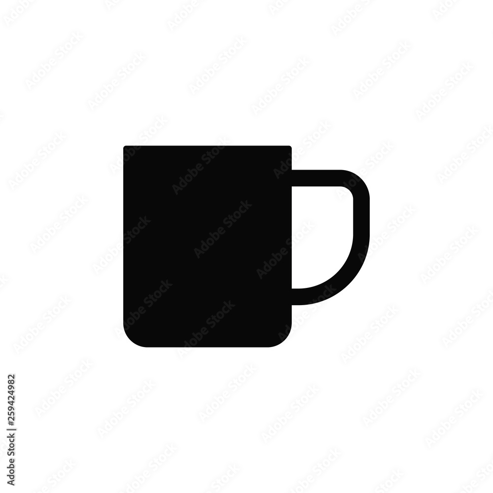 Cup, mug vector icon. Element of kitchen for mobile concept and web apps illustration. Thin flat icon for website design and development, app development. Premium icon Cup, mug vector icon. Element of kitchen for mobile concept and web apps illustration. Thin flat icon for website design and development, app development. Premium icon