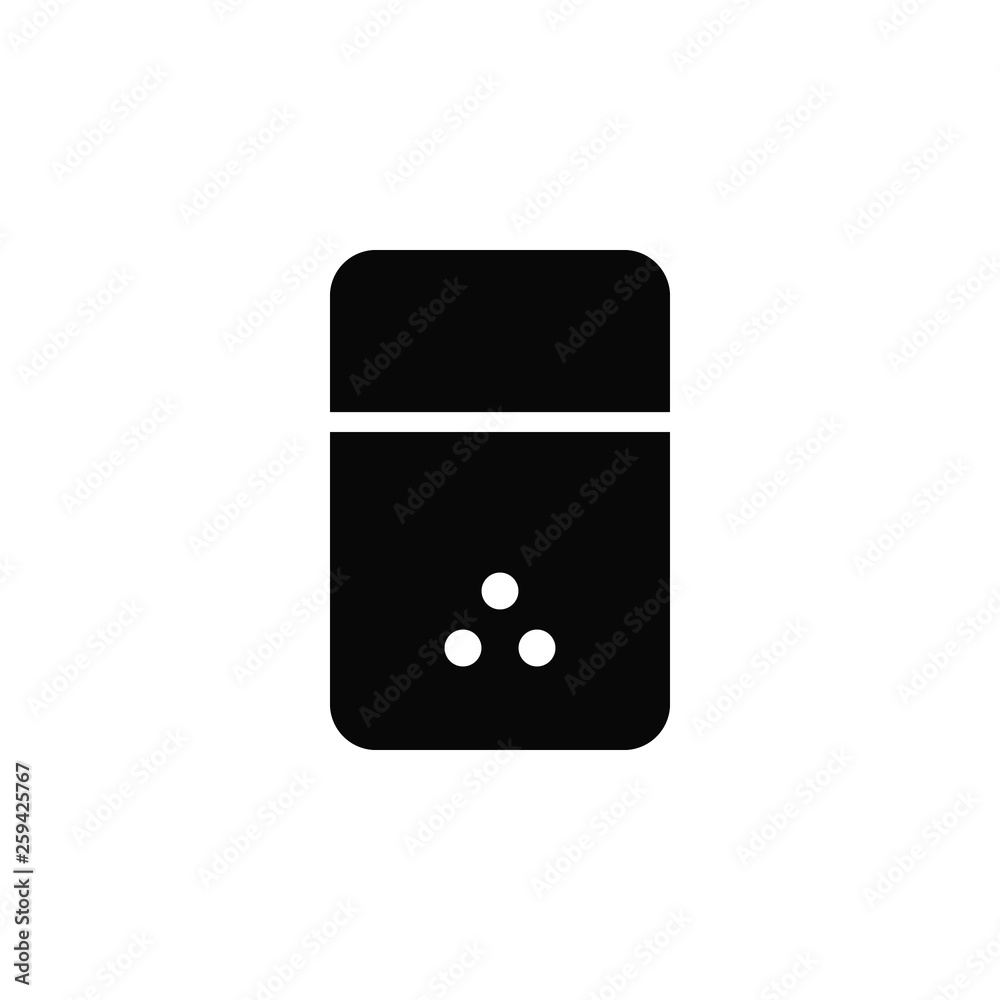 Salt vector icon. Element of kitchen for mobile concept and web apps illustration. Thin flat icon for website design and development, app development. Premium icon Salt vector icon. Element of kitchen for mobile concept and web apps illustration. Thin flat icon for website design and development, app development. Premium icon