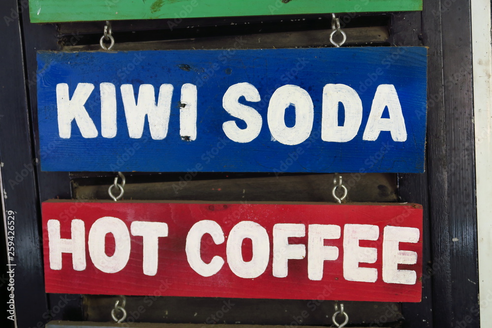 Kiwi sooda hot coffee